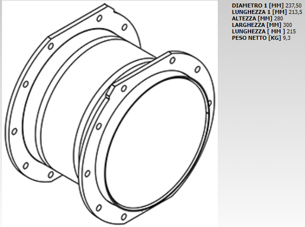 FILTRO DPF ISUZU D.238mm 10 HOLE